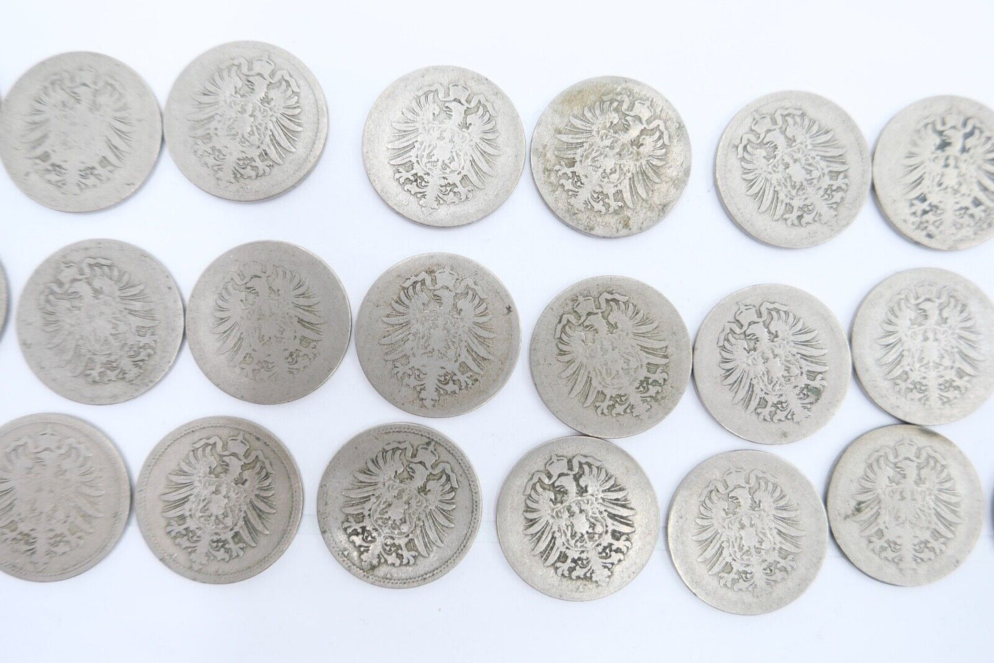 63x 10 Reichspfennig 1873 1875 1876 1888 Jäger J.4 s-ss - Antikhandel-Stuttgart