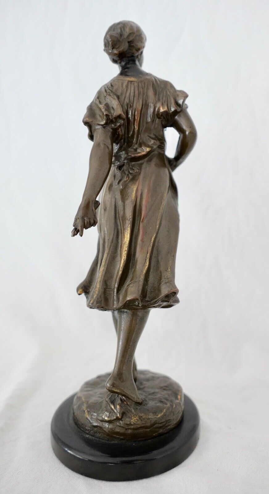Jugendstil Bronze Figur Skulptur " M. Max Lindenberg " 25 cm um 1900 - Antikhandel-Stuttgart