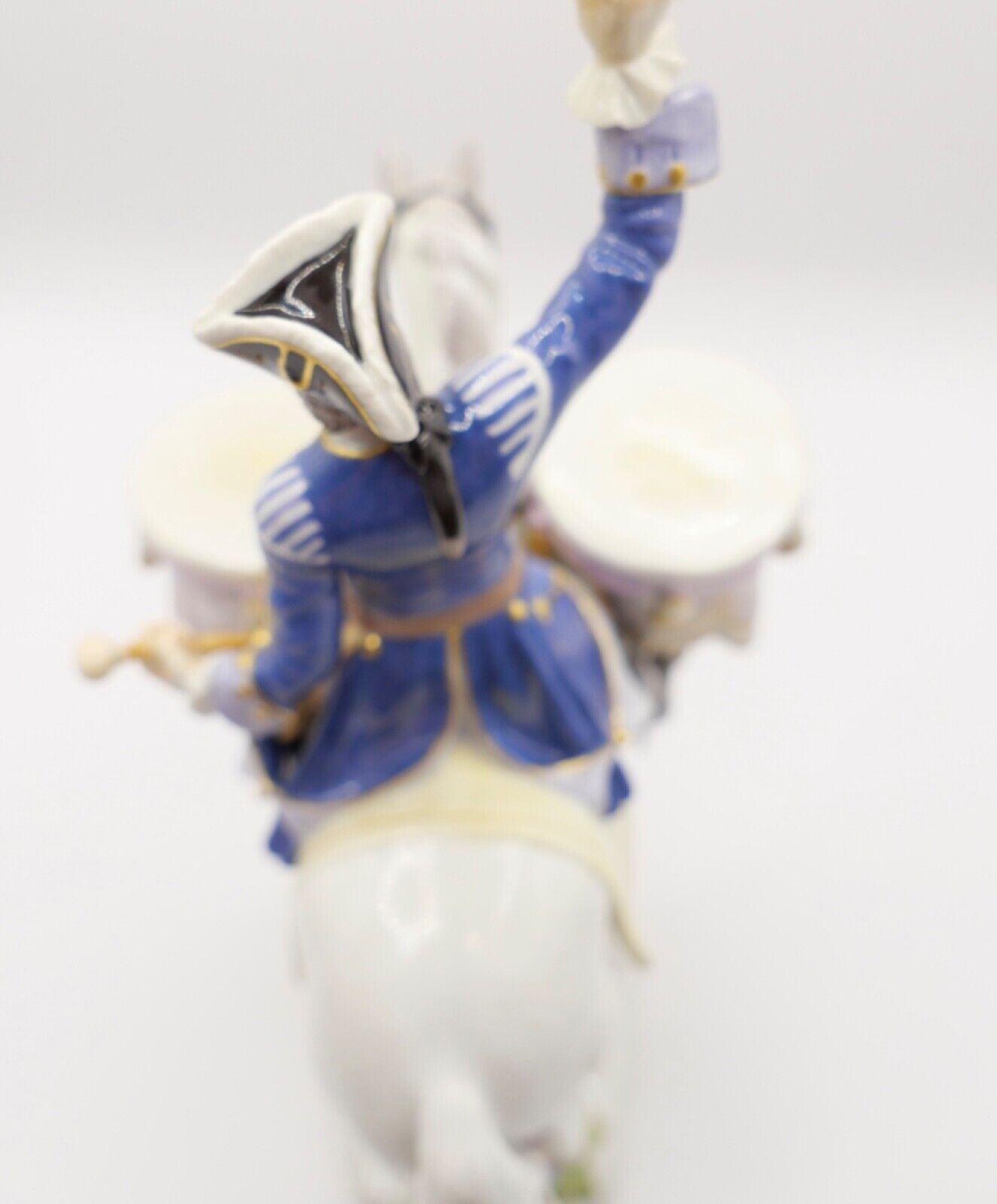 Meissen Figurengruppe 1. Wahl Paukenschläger Trommler zu Pferde Kändler 69555 - Antikhandel-Stuttgart