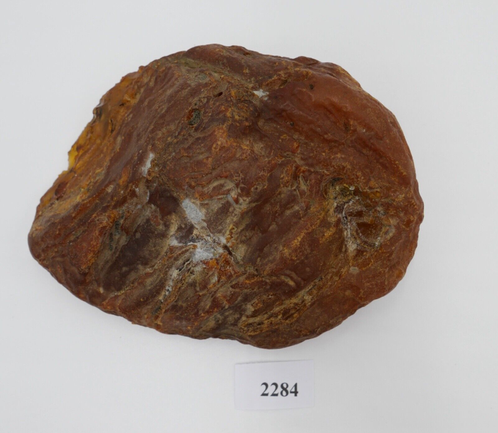 Bernstein Rohbernstein 375 Gramm 16x12x6 cm - Antikhandel-Stuttgart