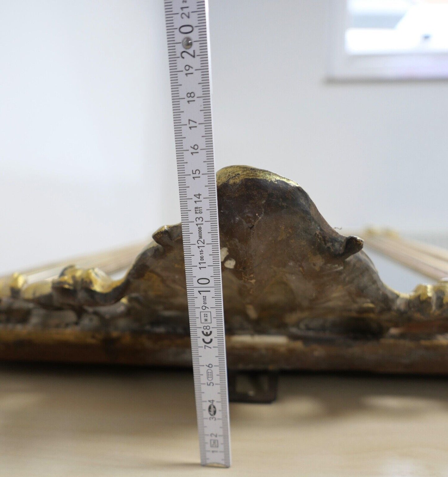 antiker großer Spiegel Anfang Mitte 19. Jhd im Louis XV Stil - Antikhandel-Stuttgart