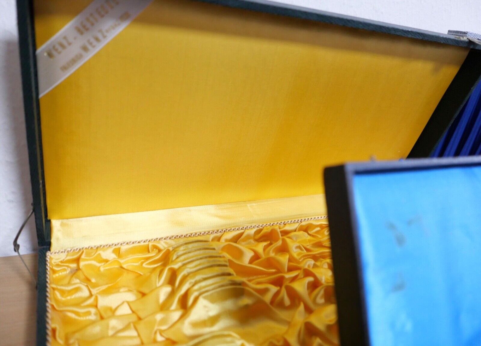 Konvolut antik alte Besteckkasten Aufbewahrung BERNDORF WENZ SCHILLING MAYER - Antikhandel-Stuttgart