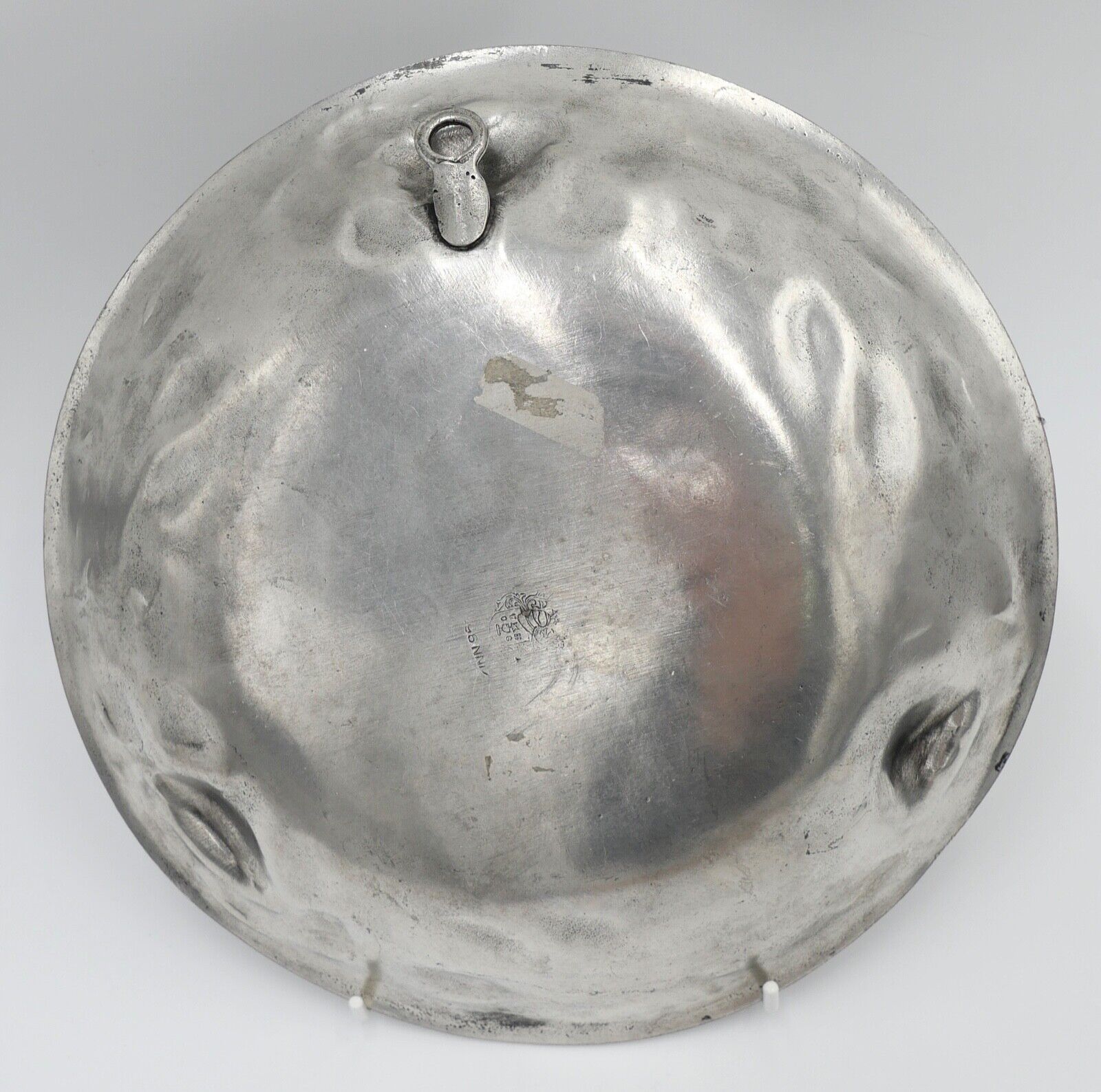 Zinn Teller Ø 25 cm 0,81 Kg Weinreben Trauben Getreide Wandteller Ritter 1766 OG - Antikhandel-Stuttgart