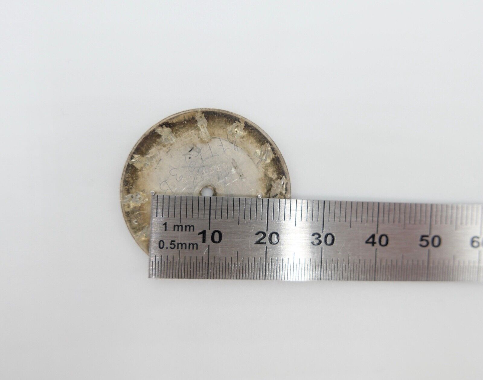 Omega Zifferblatt Ø 29mm von Cal. 354 Nummer 89 1310 - Antikhandel-Stuttgart