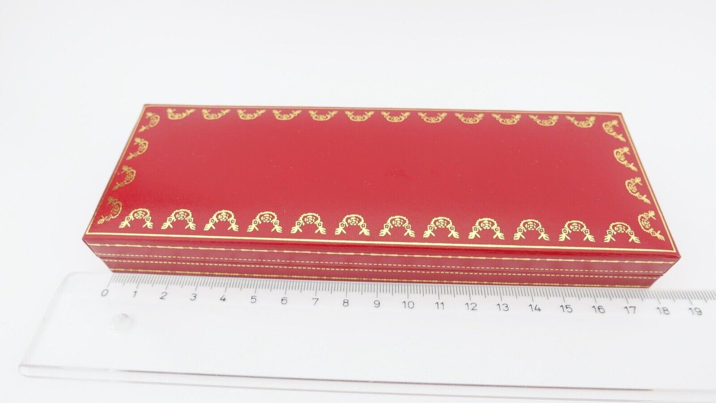 Must de Cartier Tintenfüller Füllfederhalter Füller ETUI BOX 18 x 6 cm - Antikhandel-Stuttgart