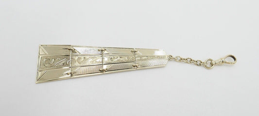 Jugendstil um 1900 antike Uhrenkette für Taschenuhr 585 / 14K Gold - Antikhandel-Stuttgart