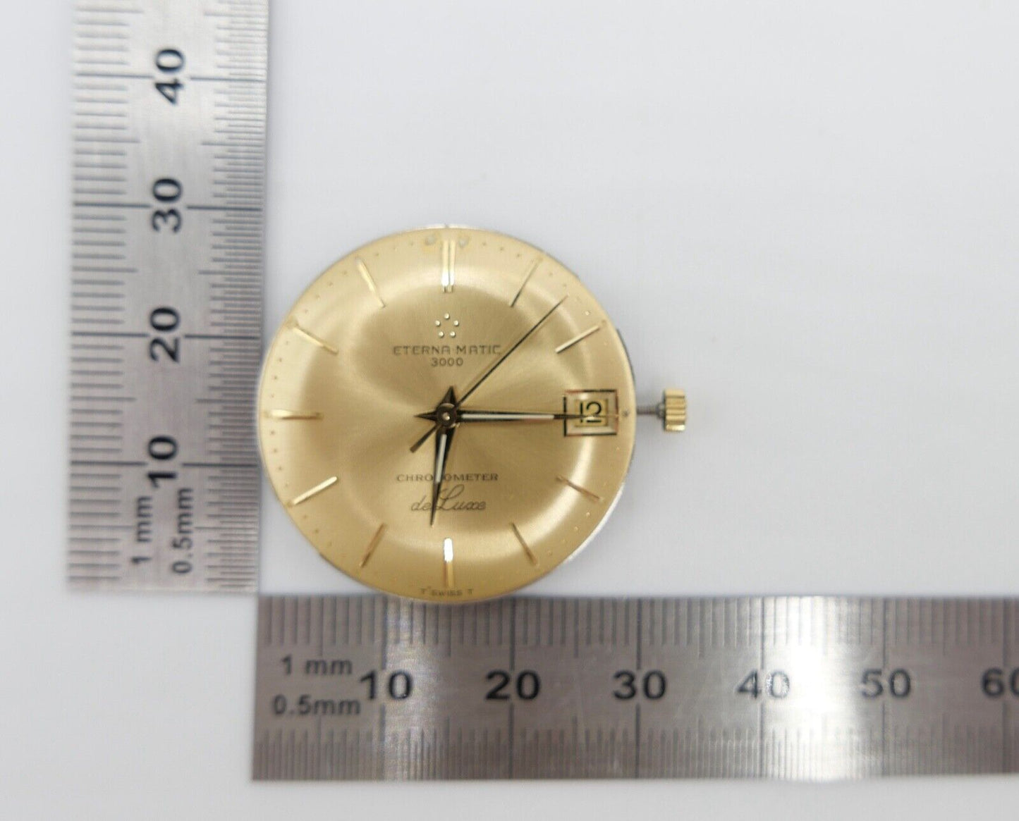Eterna Matic 3000 Deluxe 1504K Automatic Chronometer Uhrwerk Zifferblatt Zeiger - Antikhandel-Stuttgart