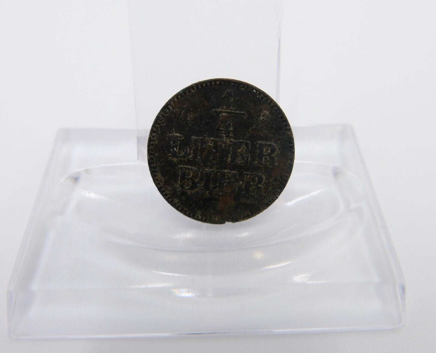 Wilhelm Trautwein Brauerei 1/4 Liter Bier Biermarke - Antikhandel-Stuttgart