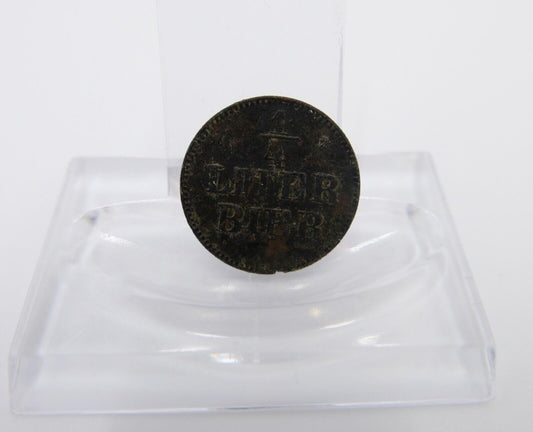 Wilhelm Trautwein Brauerei 1/4 Liter Bier Biermarke - Antikhandel-Stuttgart