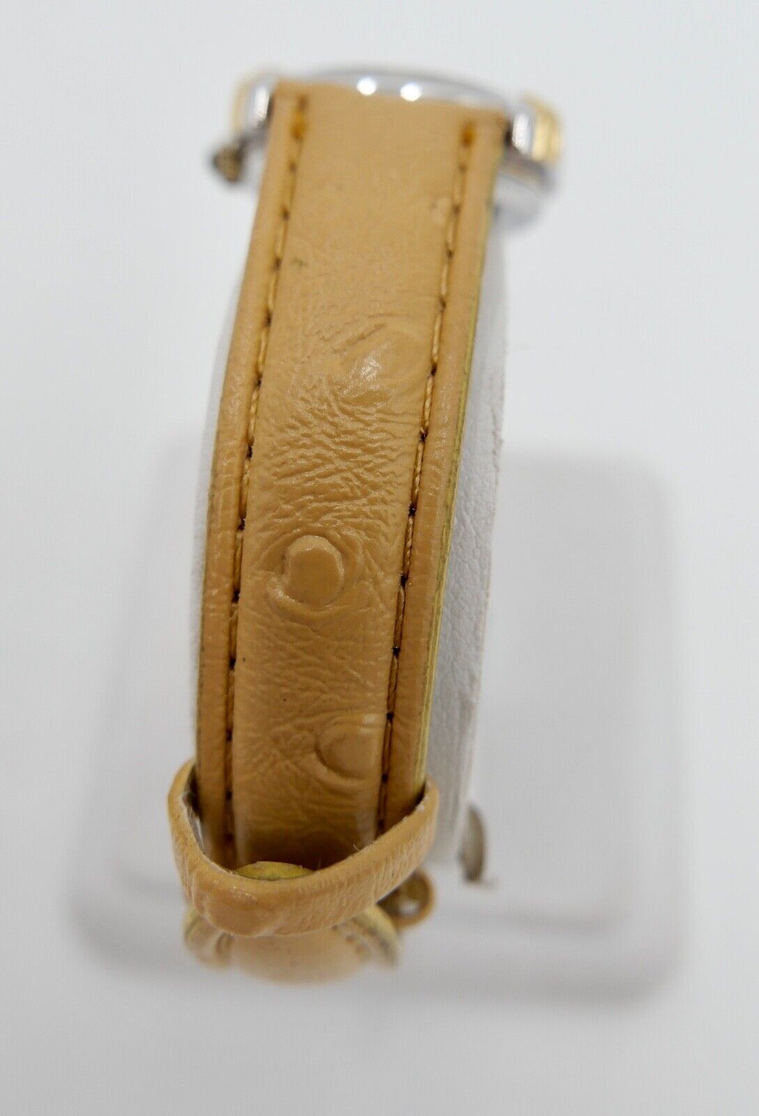 Bicolor ZentRa deZ Damenuhr mit Zirkonia im Zifferblatt NEUwertig 1980er Jahre - Antikhandel-Stuttgart