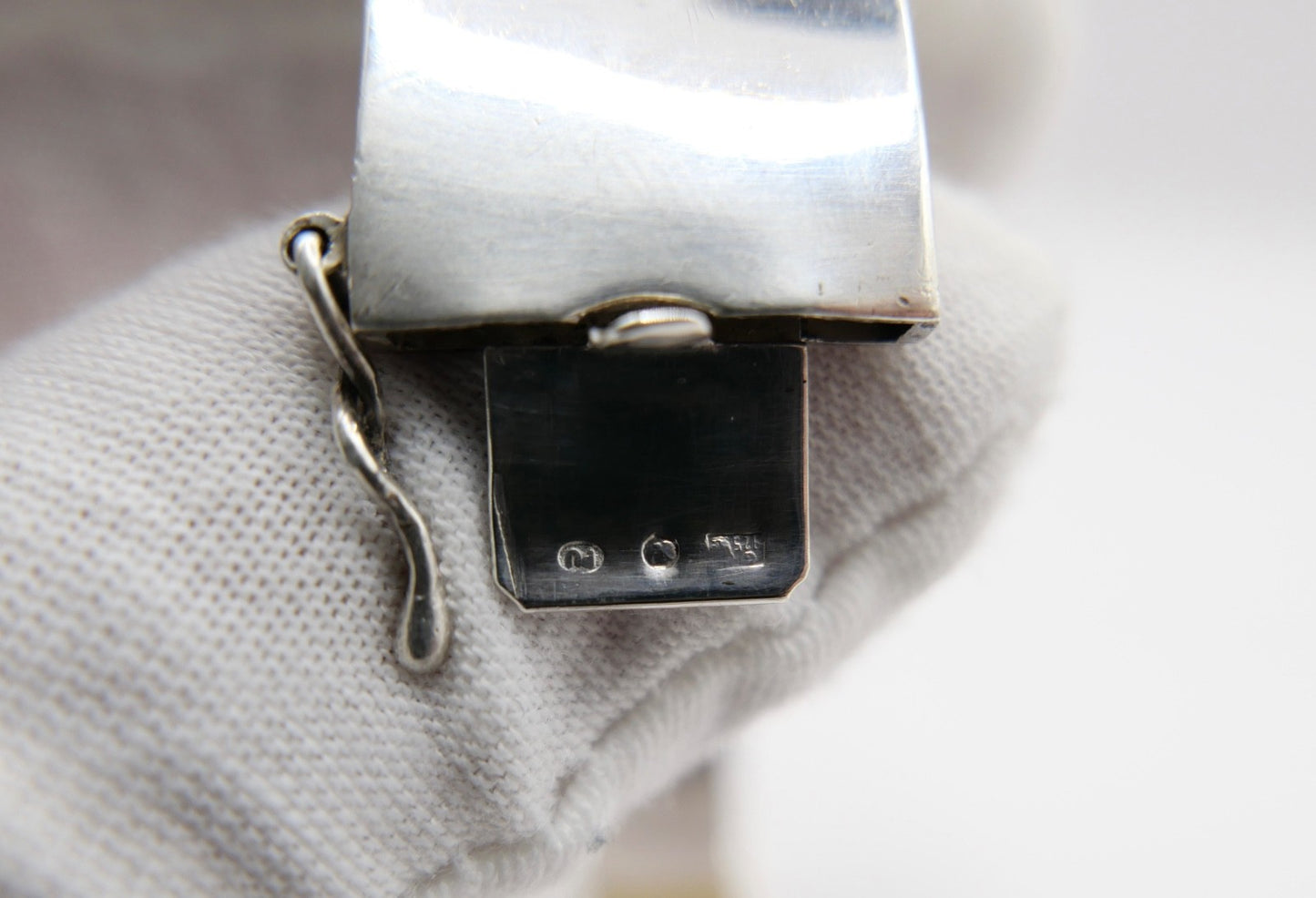 Großes Designer PU 925 Silber Bernstein Armband Armreif Danzig Gdansk Polen