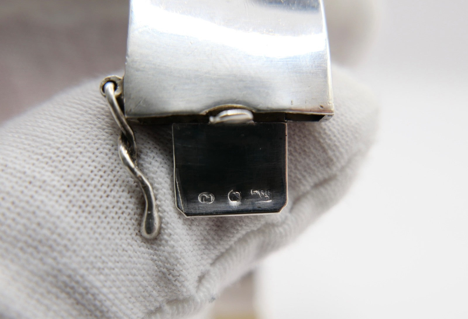 Großes Designer PU 925 Silber Bernstein Armband Armreif Danzig Gdansk Polen