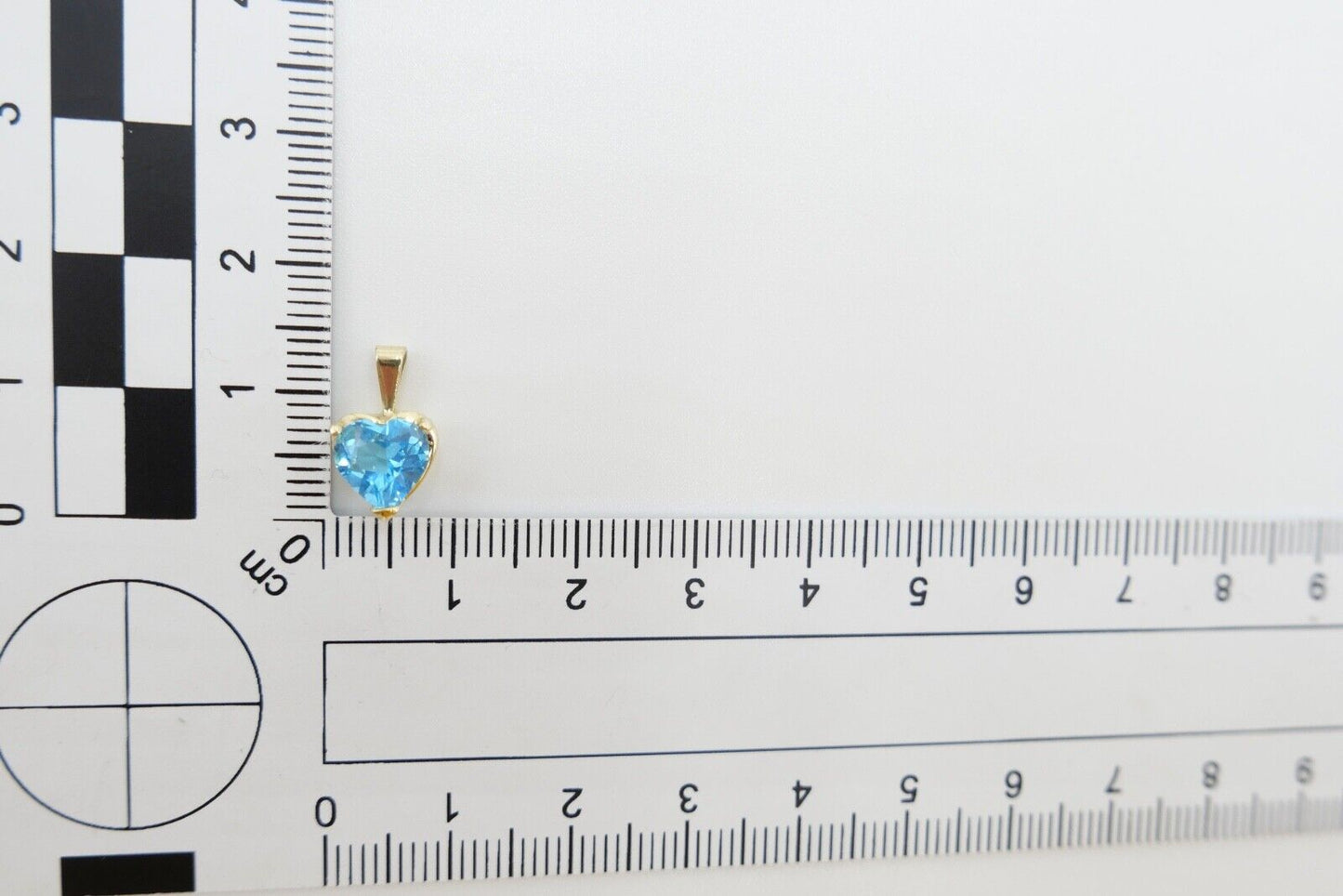 BCI Bernhard Conrad Idar 90er Jahre Herz - Anhänger Gold 585 / 14K Spinell - Antikhandel-Stuttgart