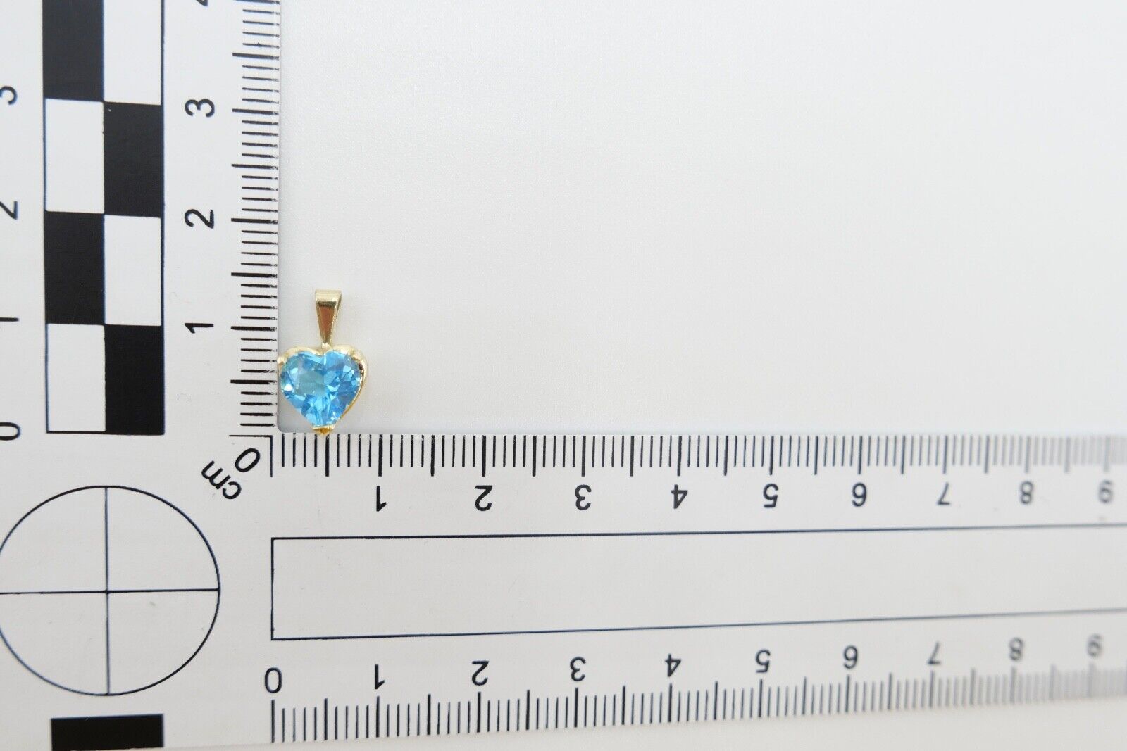 BCI Bernhard Conrad Idar 90er Jahre Herz - Anhänger Gold 585 / 14K Spinell - Antikhandel-Stuttgart