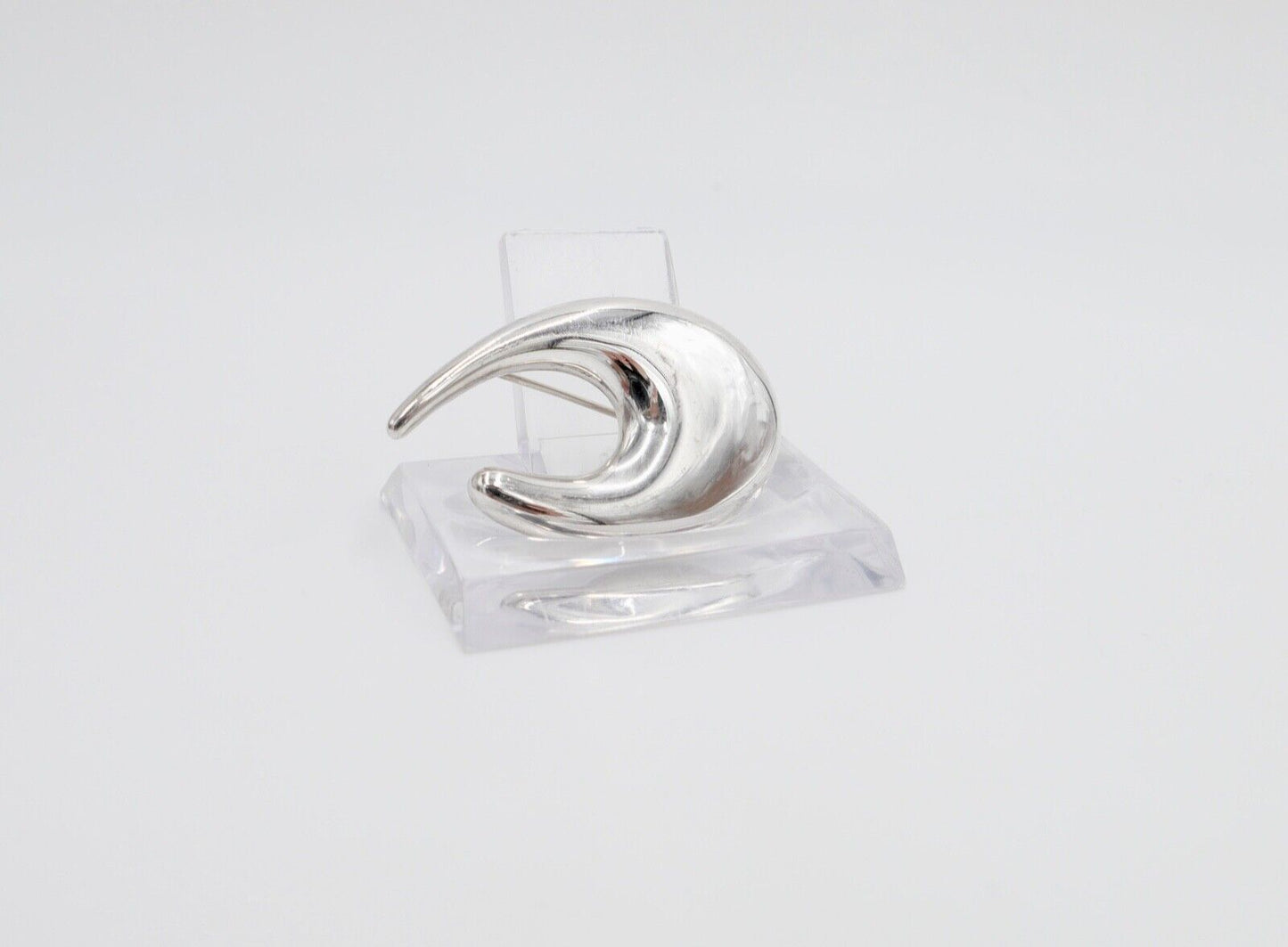 Alte DESIGNER Brosche QUINN 925 Silber 44 mm FS Franz Scheuerle - Antikhandel-Stuttgart