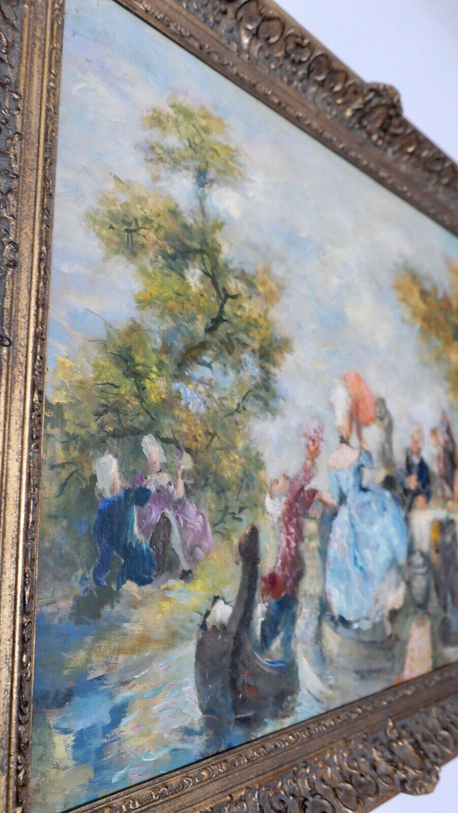 Ölgemälde " Erhard Amadeus Dier " (1893-1969) Wien ALT WIEN 95x75cm 1930-40er - Antikhandel-Stuttgart