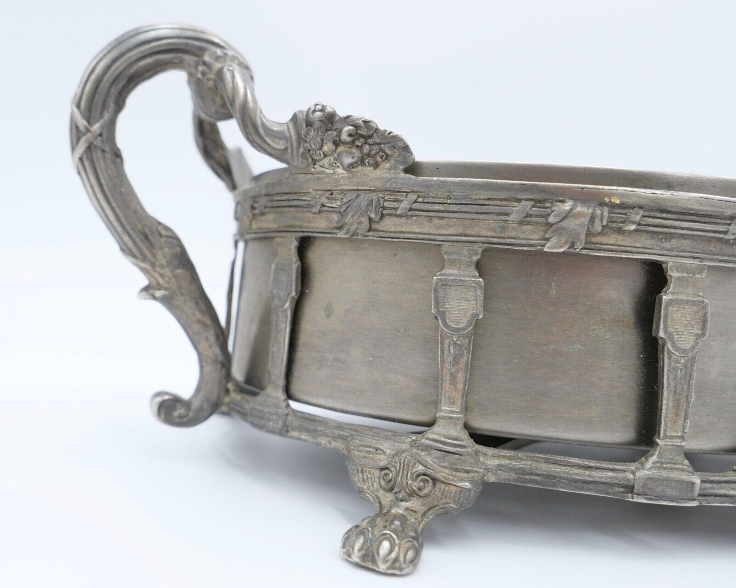 Obstschale Historismus 19. / 20. Jhd Jardiniere Messing Tafelaufsatz - Antikhandel-Stuttgart