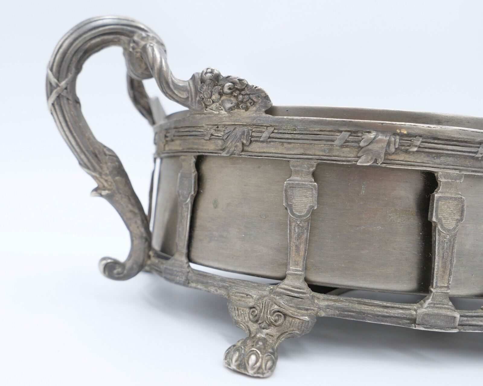 Obstschale Historismus 19. / 20. Jhd Jardiniere Messing Tafelaufsatz - Antikhandel-Stuttgart