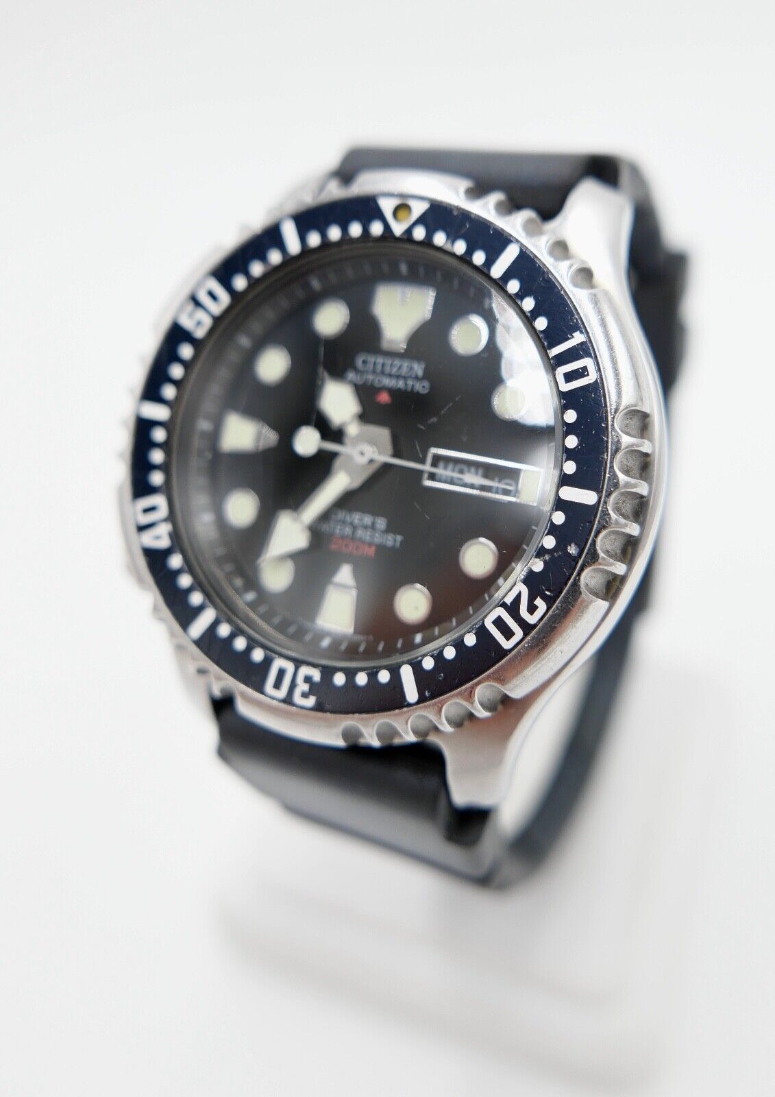 CITIZEN Diver Automatic Cal.8203 a watch Uhr Armbanduhr Taucher 200 Meter Sub - Antikhandel-Stuttgart