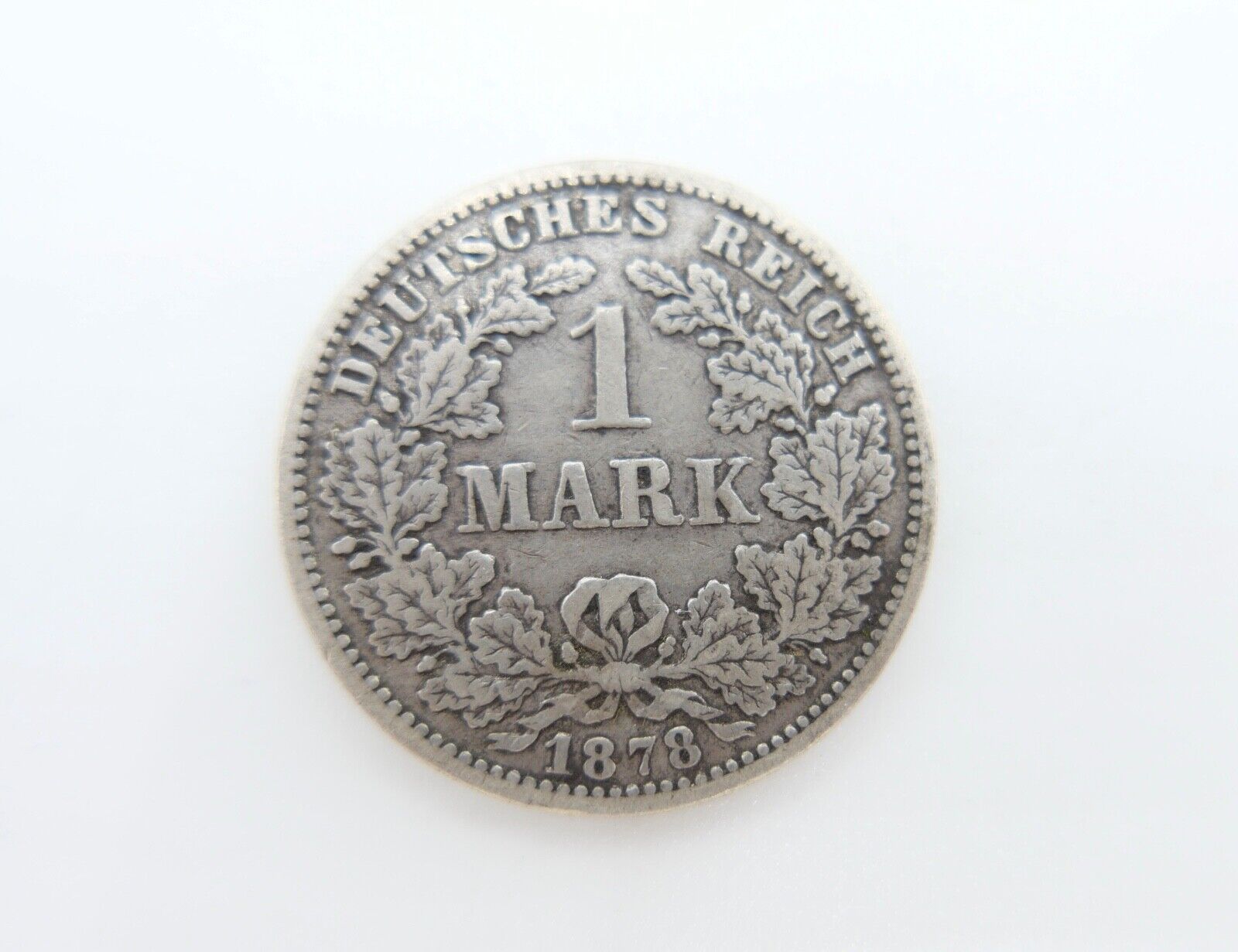 1 Mark Deutsches Reich 1878 G Jäger J.9 schön bis sehr schön s-ss Silber - Antikhandel-Stuttgart