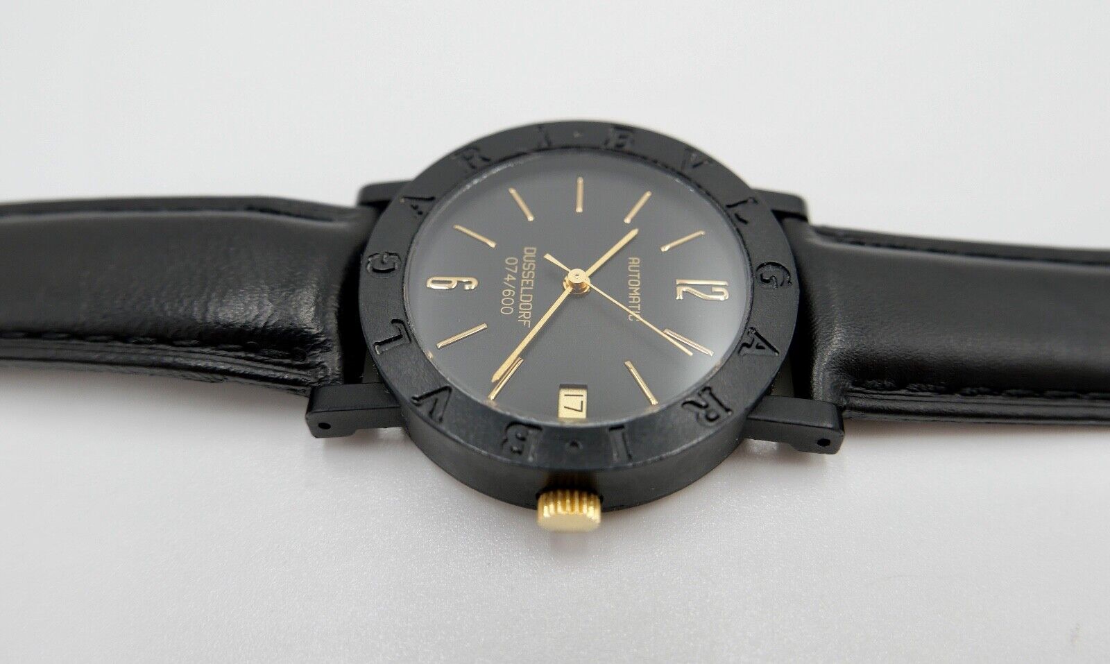 1994 BVLGARI BULGARI DÜSSELDORF CARBON Schwarz Gold LIMITIERTE AUFLAGE 074/ 600 - Antikhandel-Stuttgart