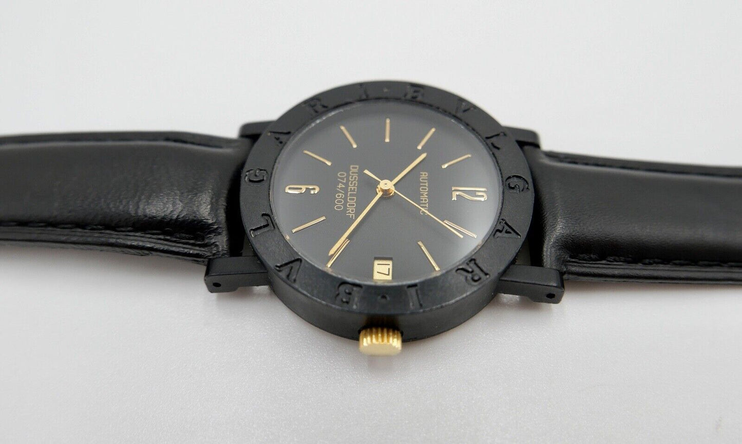 1994 BVLGARI BULGARI DÜSSELDORF CARBON Schwarz Gold LIMITIERTE AUFLAGE 074/ 600 - Antikhandel-Stuttgart