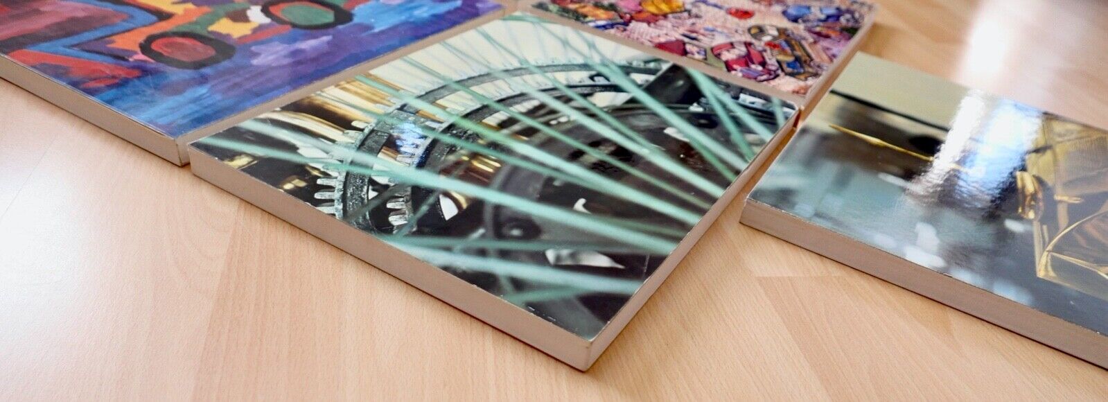 5 Bilder Gemälde Druck Mercedes Daimler Benz Limitierte Kinder Serie 40x30cm - Antikhandel-Stuttgart