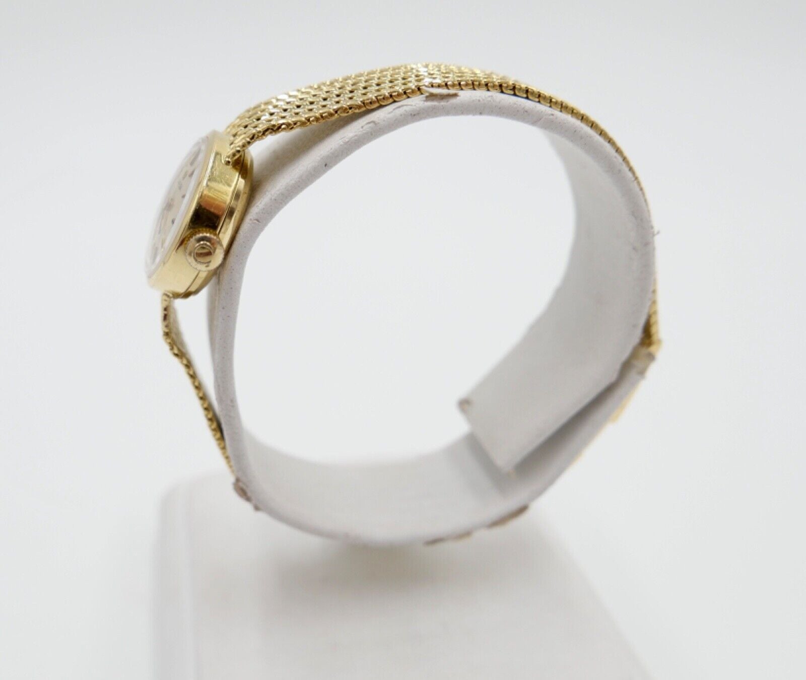 1960er Elegante OMEGA 7173 Gelbgold Damenuhr 750 18K orig. Etui Ø 17mm Kal. 484 - Antikhandel-Stuttgart