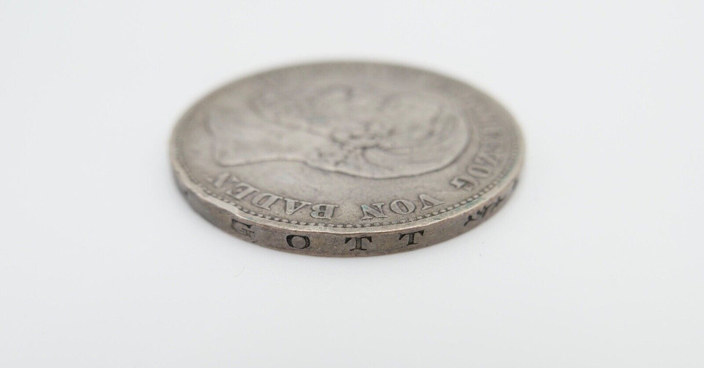 5 Mark 1875 G Jäger J.27 Baden Großherzog Friedrich I. s-ss schön - sehr schön - Antikhandel-Stuttgart