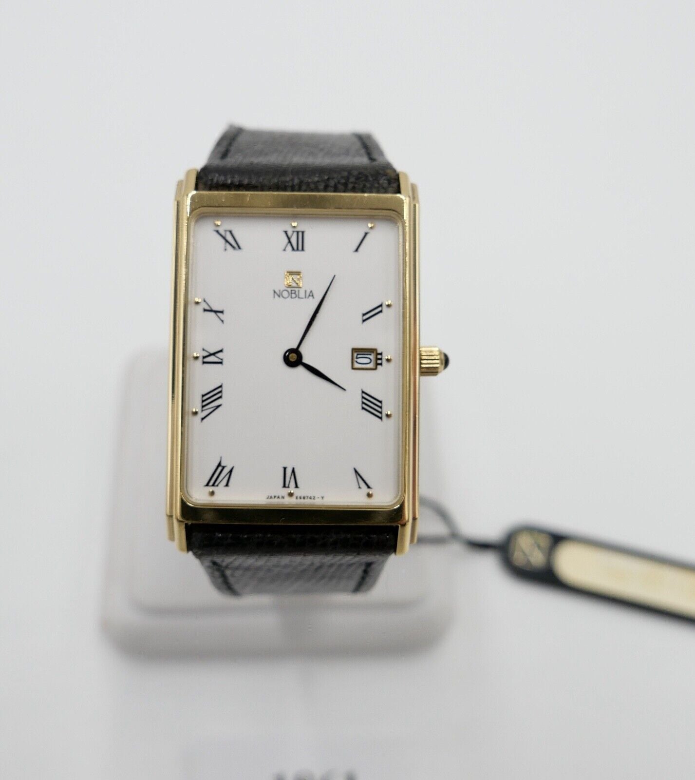 NOBLIA Quarz Herrenuhr Damenuhr Unisex Edelstahl vergoldet NEU 4671-Y61264 SA - Antikhandel-Stuttgart