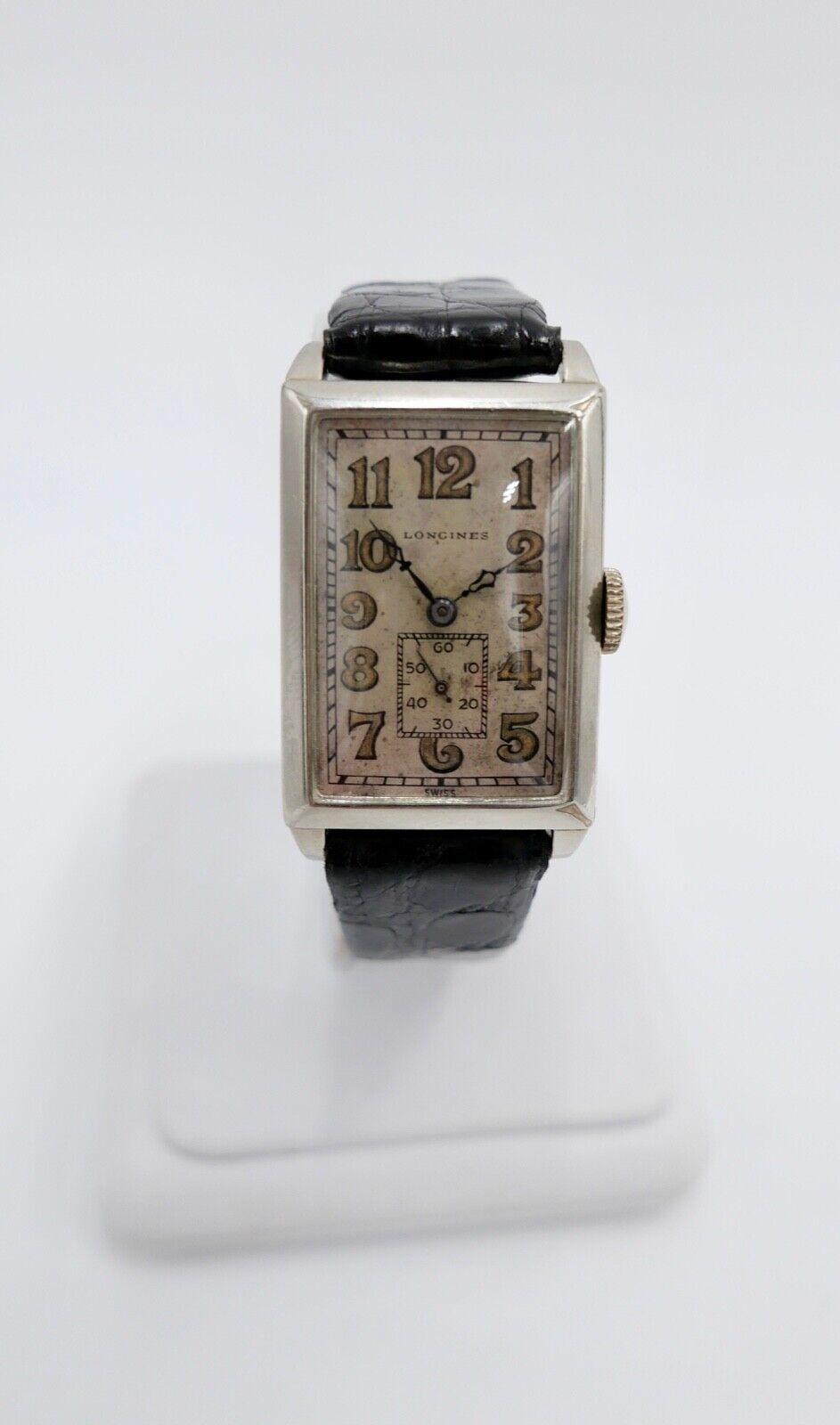 1930er VINTAGE LONGINES Herren vergoldet gold filled Cal. 947N neues Lederband - Antikhandel-Stuttgart