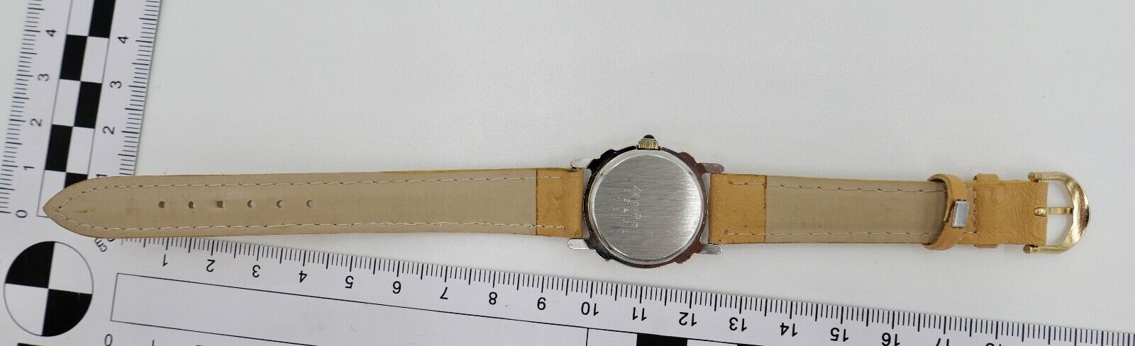 Bicolor ZentRa deZ Damenuhr mit Zirkonia im Zifferblatt NEUwertig 1980er Jahre - Antikhandel-Stuttgart