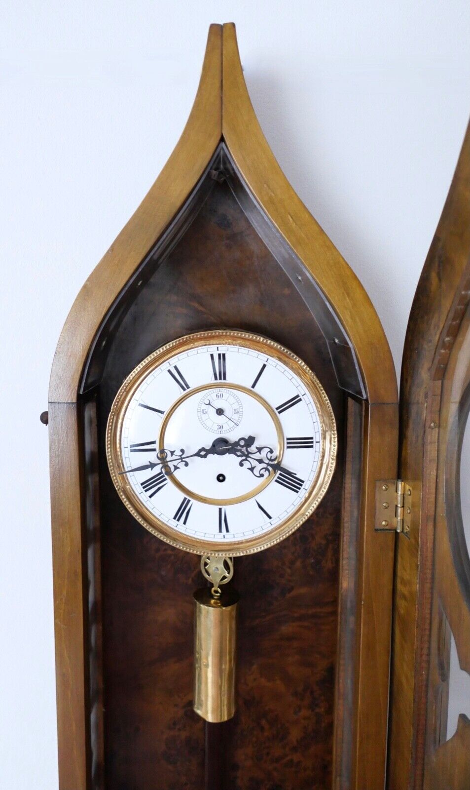 HeCo Wiener Regulator Stiller Regulator H. Endler & Co. 1865 bis 1870 Neogotik - Antikhandel-Stuttgart