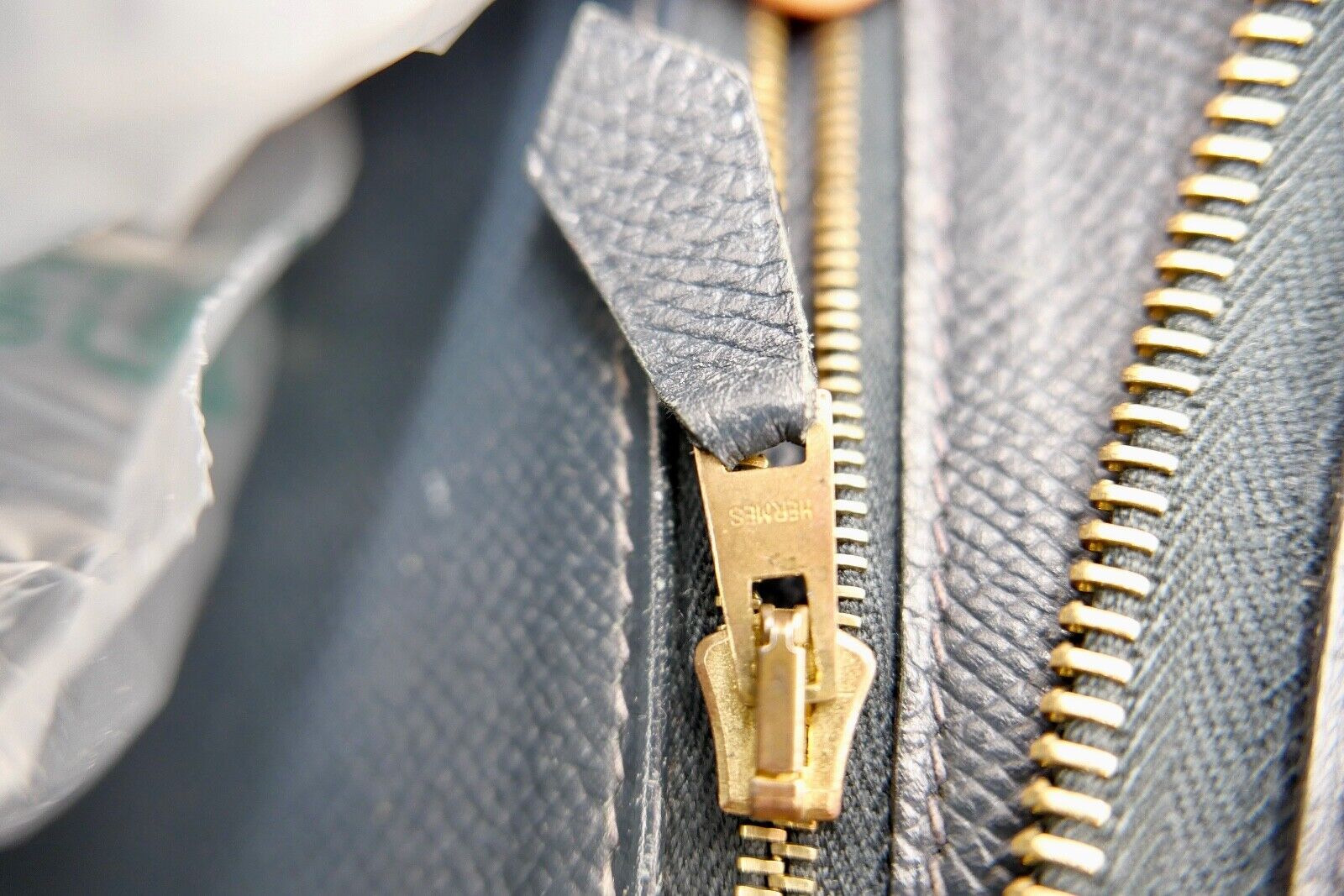 Original HERMÈS HERMES Paris Vintage Marine Blau Leder Damen Handtasche 30x30cm - Antikhandel-Stuttgart