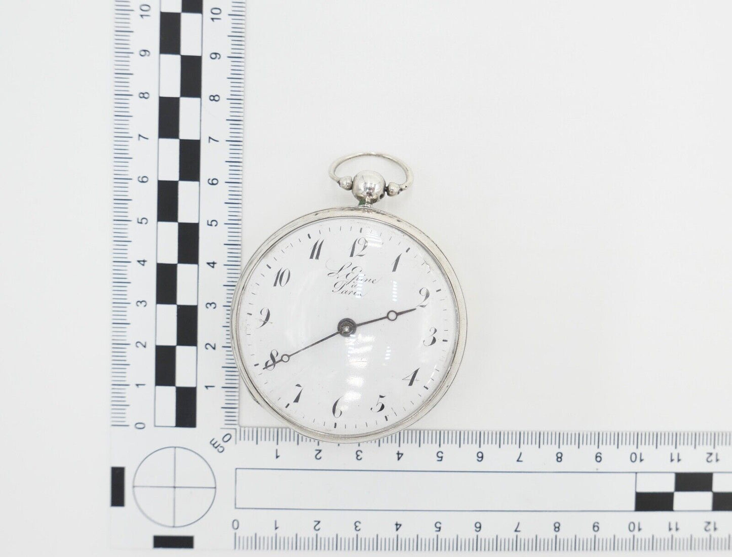 große antike Taschenuhr 55mm 1820 - 1840 Lepine - L Epine Paris Spindelwerk - Antikhandel-Stuttgart