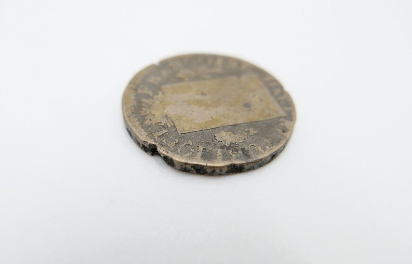 1 Sol AUX BALANCES 1793 W Kupfer Münze s-ss Frankreich Louis XVI Ludwig der 16. - Antikhandel-Stuttgart