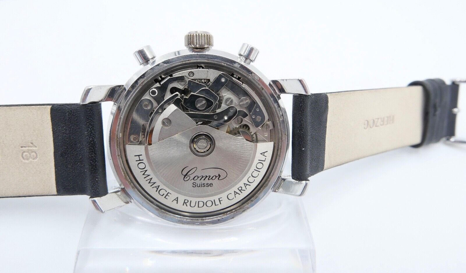 1990er Jahre COMOR limitierte Auflage Chronograph Rudolf Caracciola Cal. 7750 - Antikhandel-Stuttgart