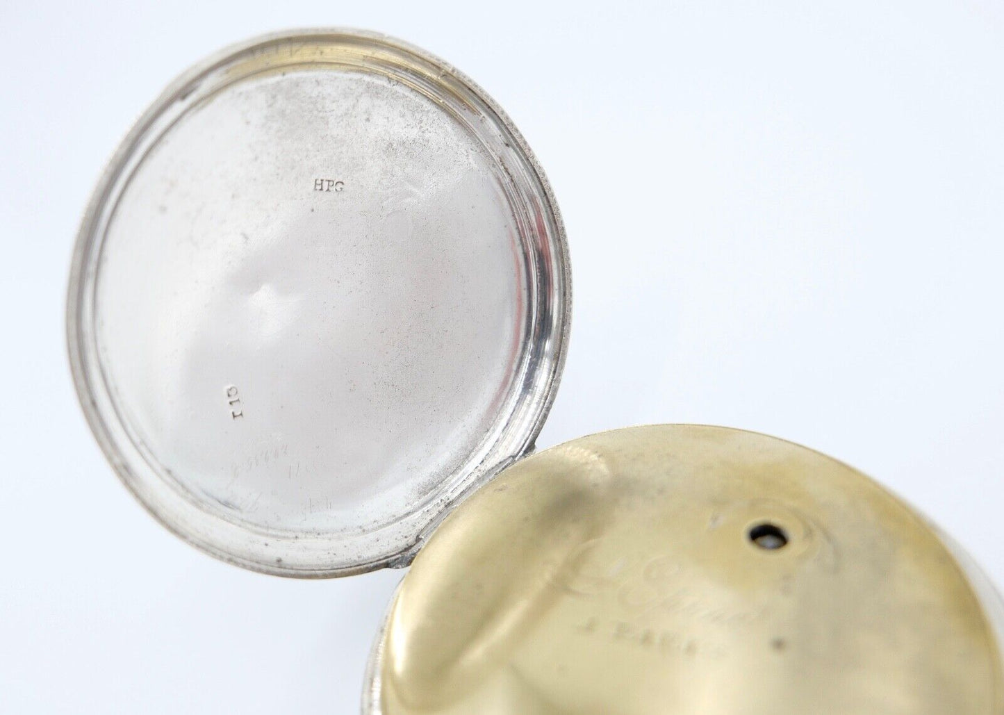 große antike Taschenuhr 55mm 1820 - 1840 Lepine - L Epine Paris Spindelwerk - Antikhandel-Stuttgart