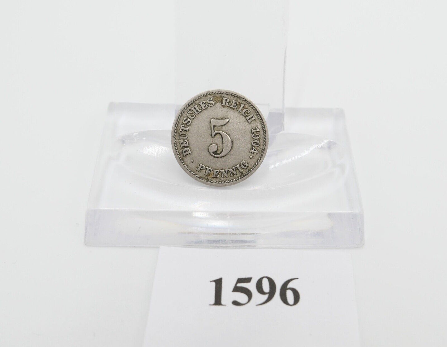 5 Pfennig Kaiserreich 1904 E Jäger J.12 VZ-STG Vorzüglich - Stempelglanz - Antikhandel-Stuttgart