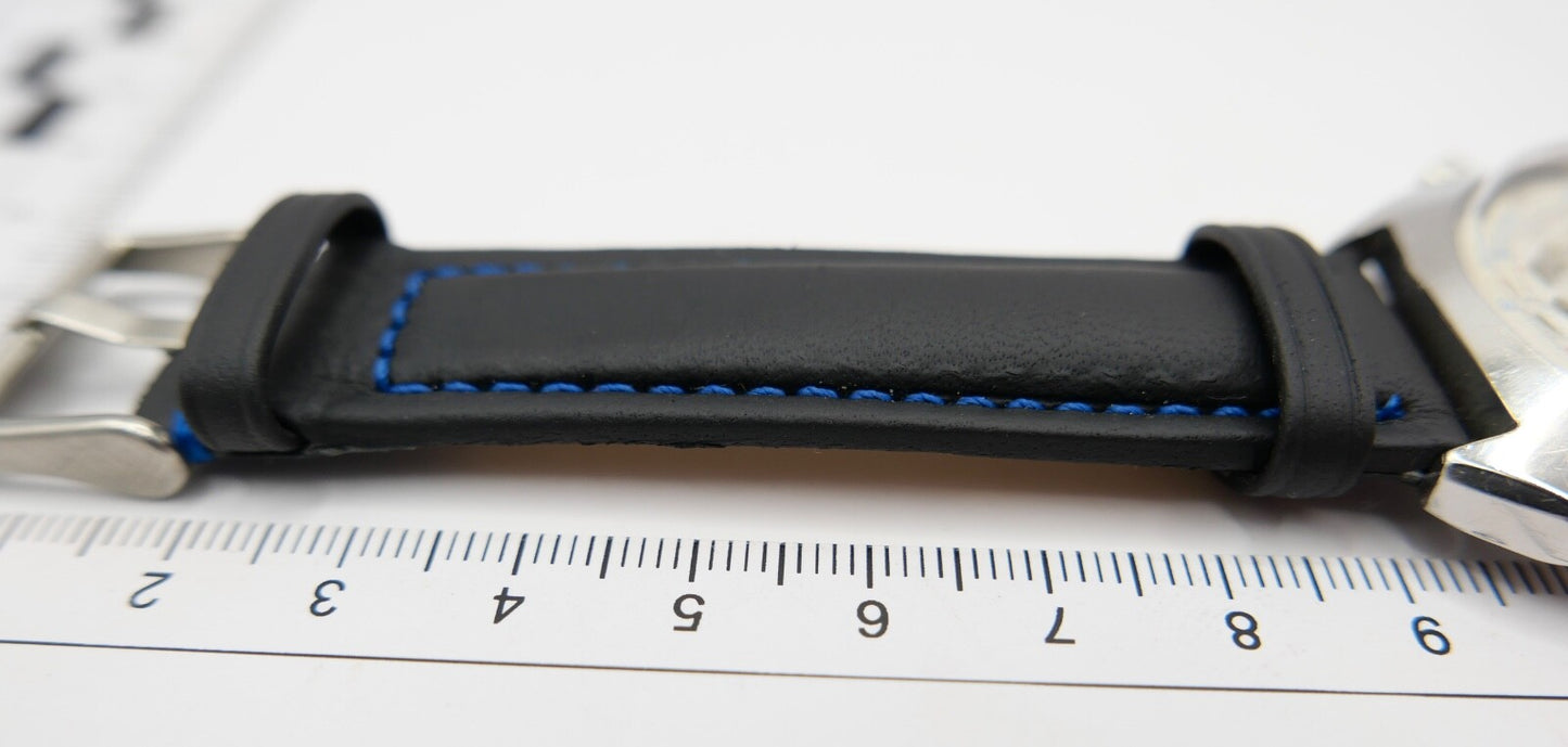 Exactus 1002 Precigraph 37mm Herren Venus 175 Armbanduhr neuem Lederarmband