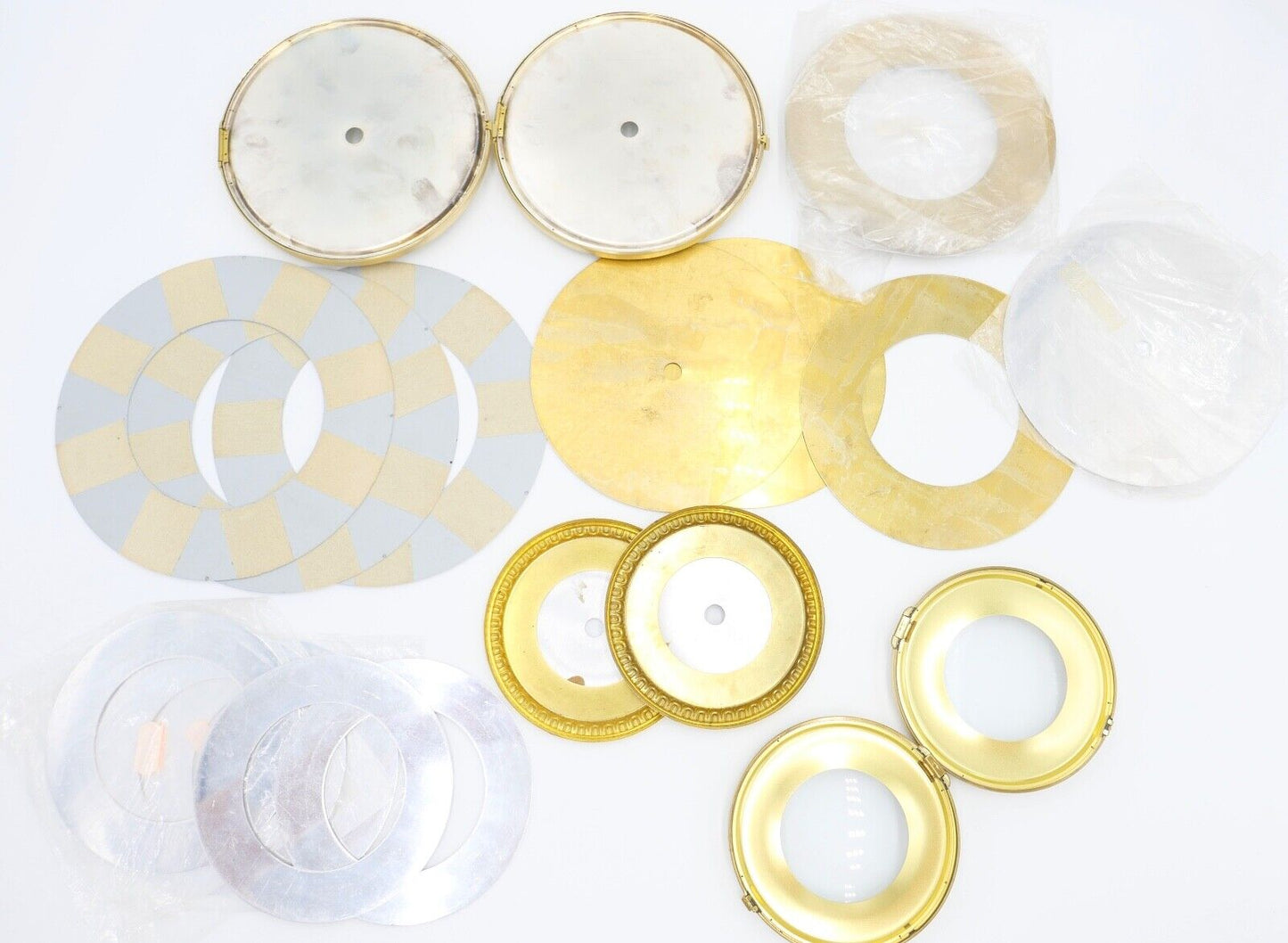 NEU Posten Uhrmacherauflösung Zifferblatt Ersatzteile Aluminium Messing Kaminuhr - Antikhandel-Stuttgart