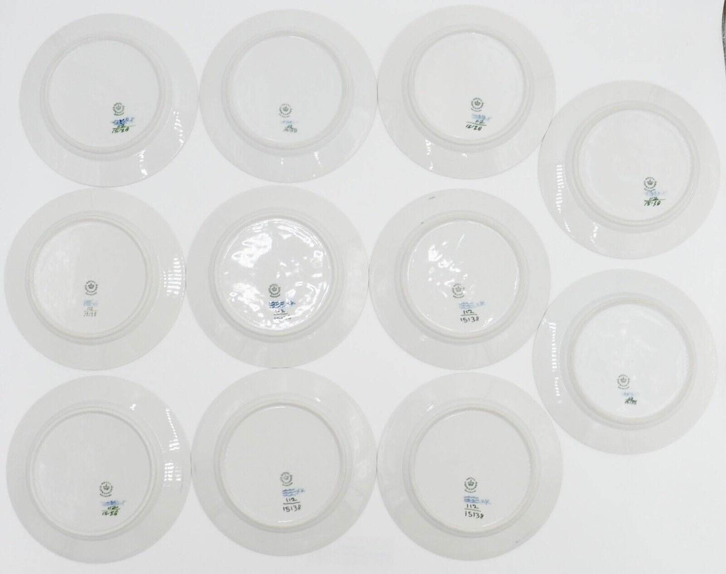 42 Teilig ROYAL COPENHAGEN "NOBLESSE" Teller Tassen Tee Kaffee Service Porzellan - Antikhandel-Stuttgart