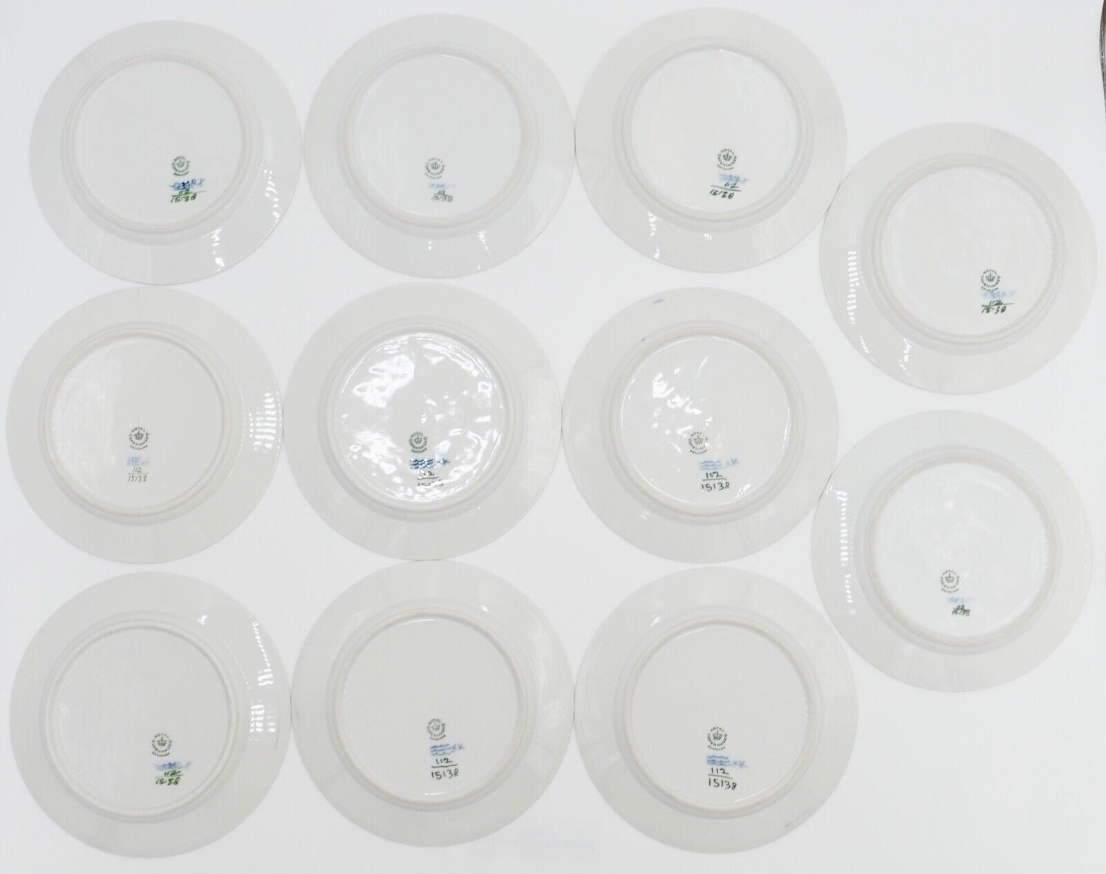 42 Teilig ROYAL COPENHAGEN "NOBLESSE" Teller Tassen Tee Kaffee Service Porzellan - Antikhandel-Stuttgart