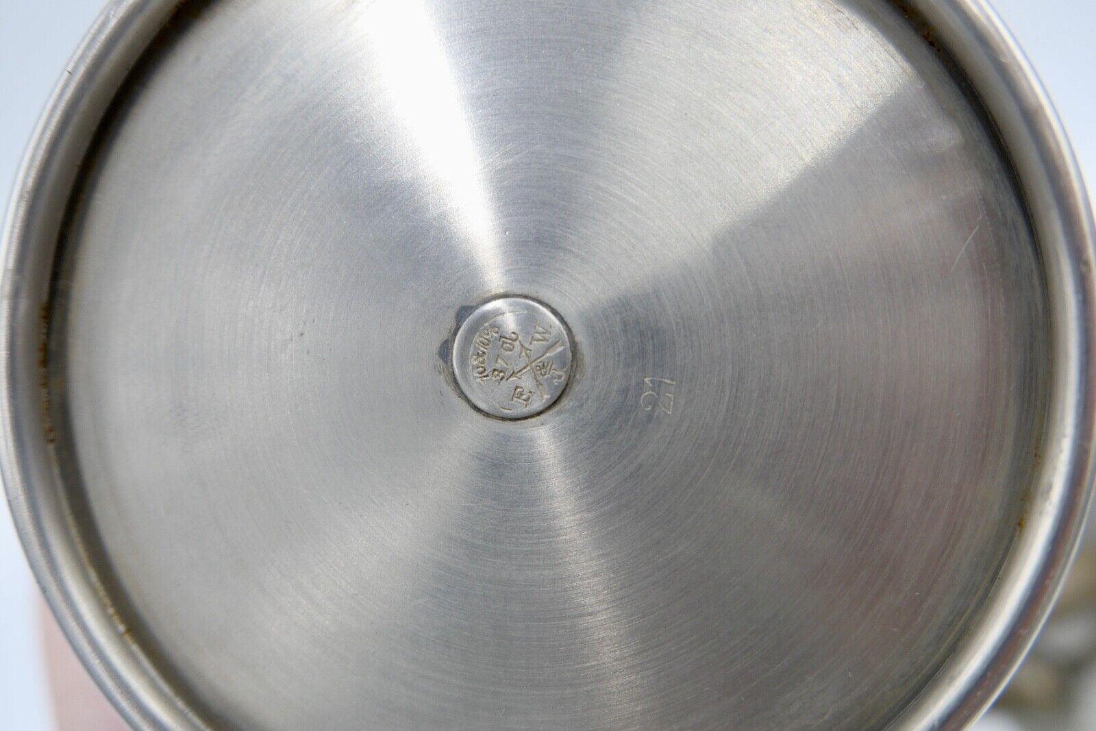 Jugendstil um 1900 Kaffee Tee Service FLEITMANN & WITTE 10/10% Chrom Nickel FW&J - Antikhandel-Stuttgart