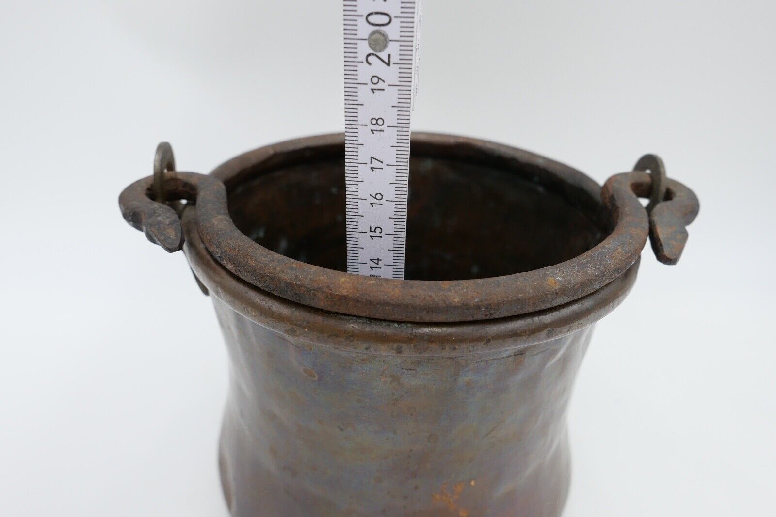 Antik antiker Kupfer Kessel 19.Jh - Antikhandel-Stuttgart