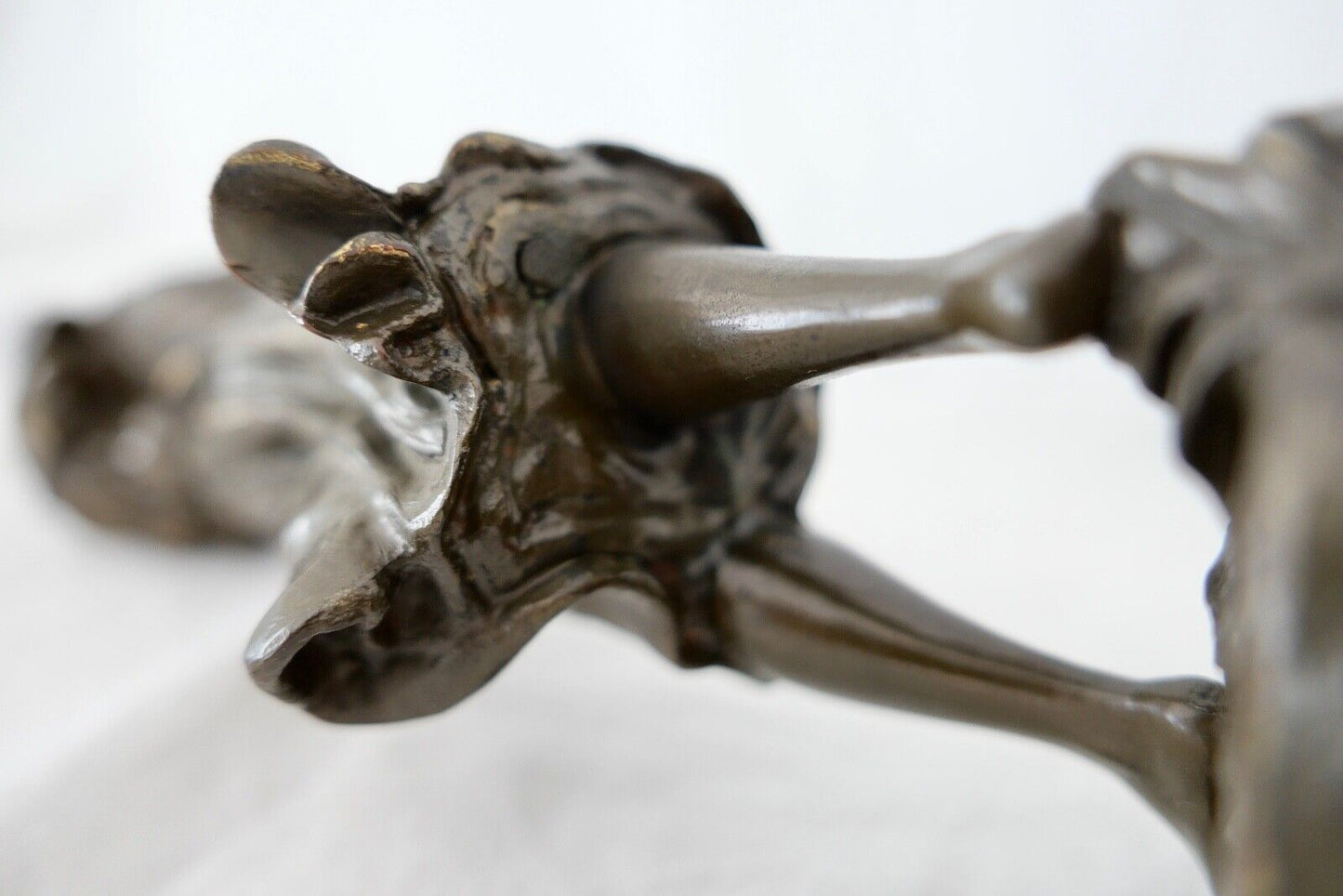 Jugendstil Bronze Figur Skulptur " M. Max Lindenberg " 25 cm um 1900 - Antikhandel-Stuttgart