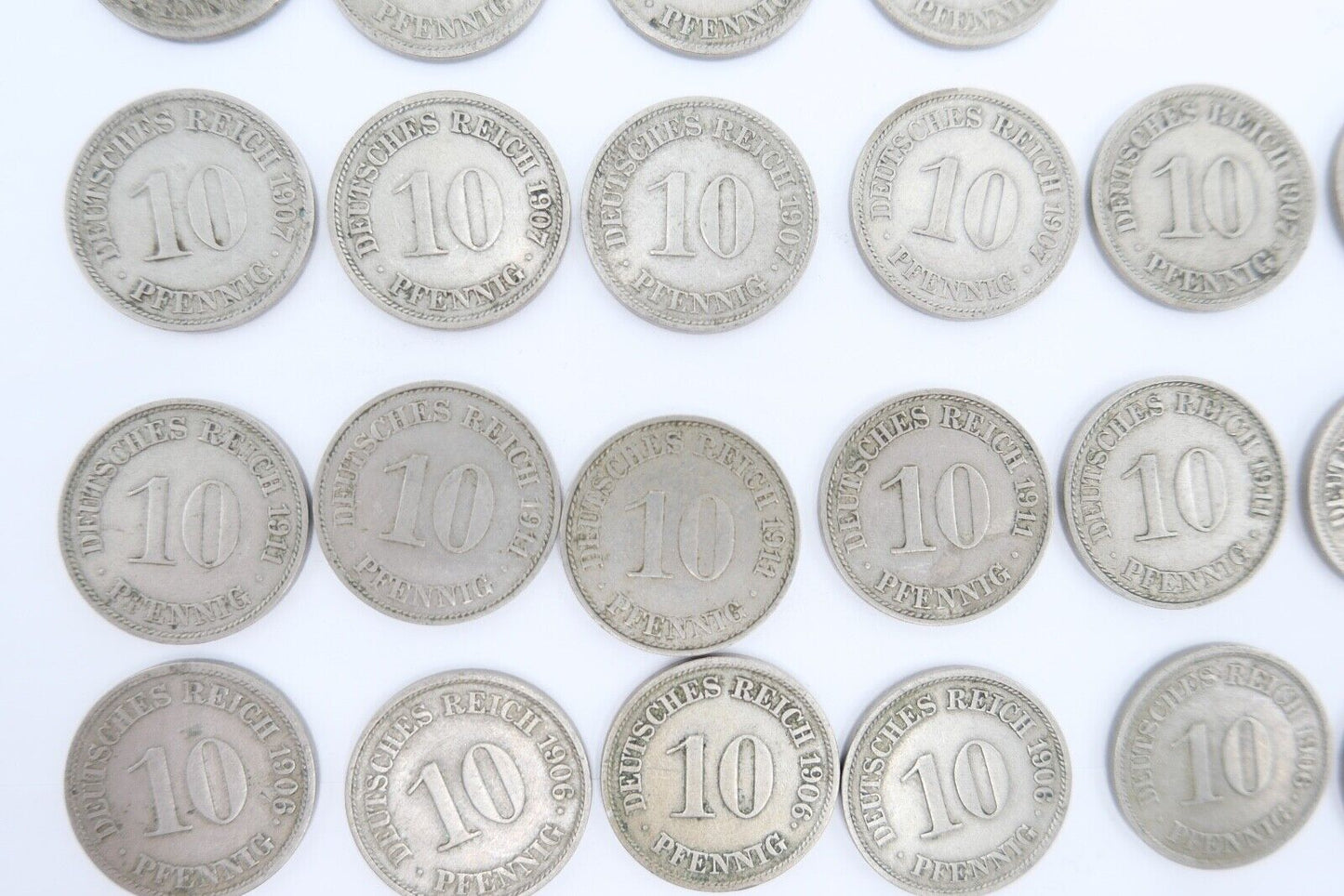 49x 10 Pfennig 1902 - 19011 Jäger J. 13 ss-stg - Antikhandel-Stuttgart