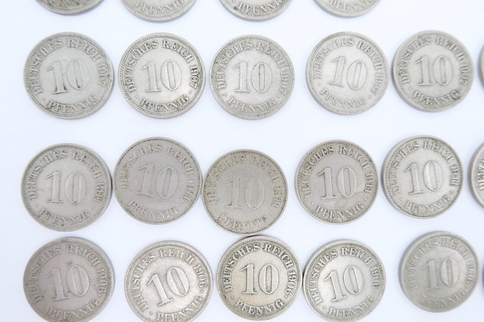 49x 10 Pfennig 1902 - 19011 Jäger J. 13 ss-stg - Antikhandel-Stuttgart