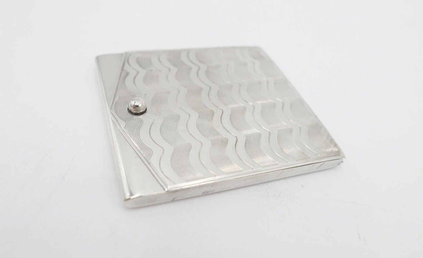 um 1930 Streichholzetui 835 Silber 32,8 Gr Silberetui Marianne Gravur - Antikhandel-Stuttgart