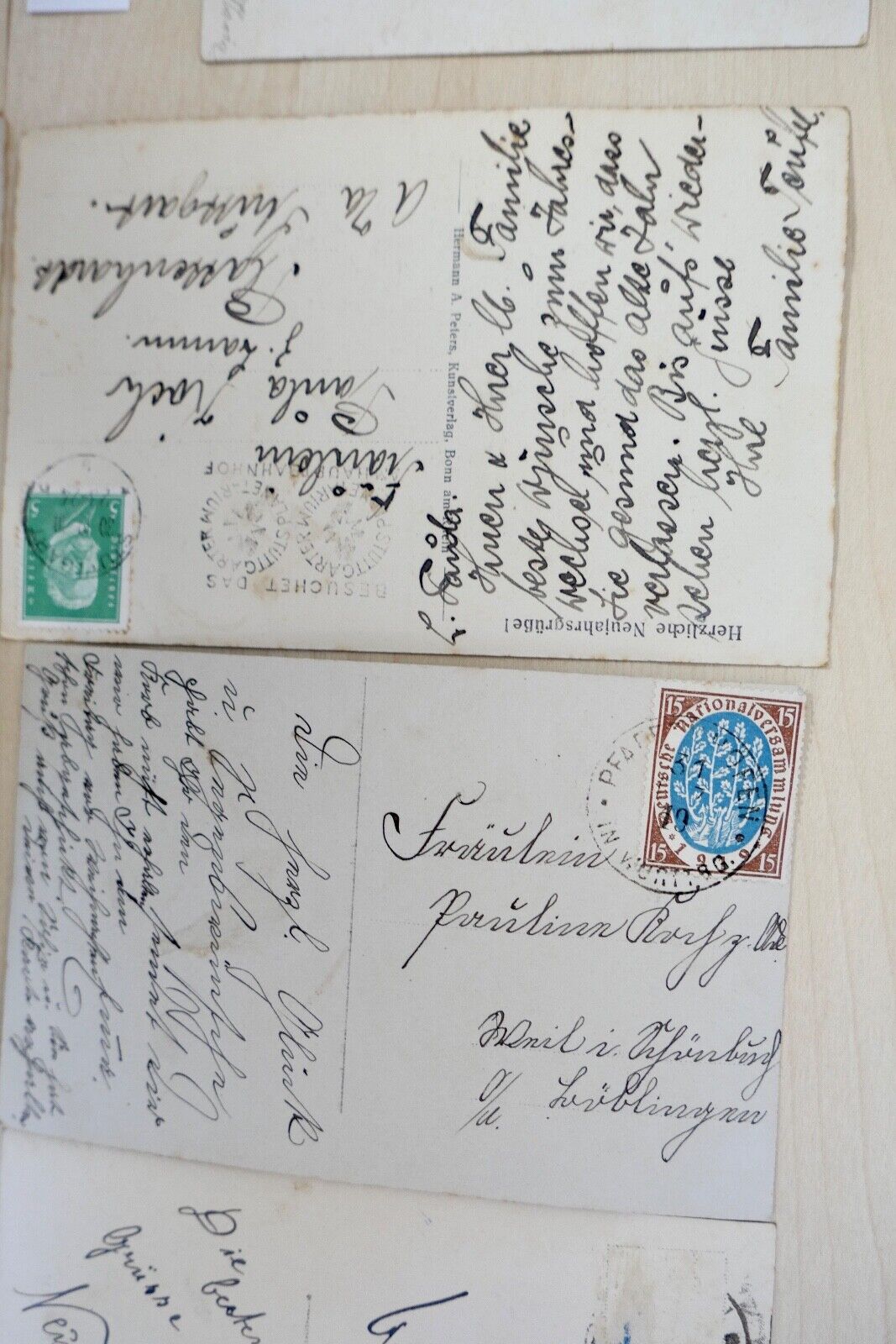 antike Ansichtskarten Postkarten GLÜCKWÜNSCHE NEUJAHR / NEUJAHRSWÜNSCHE dt.Reich - Antikhandel-Stuttgart